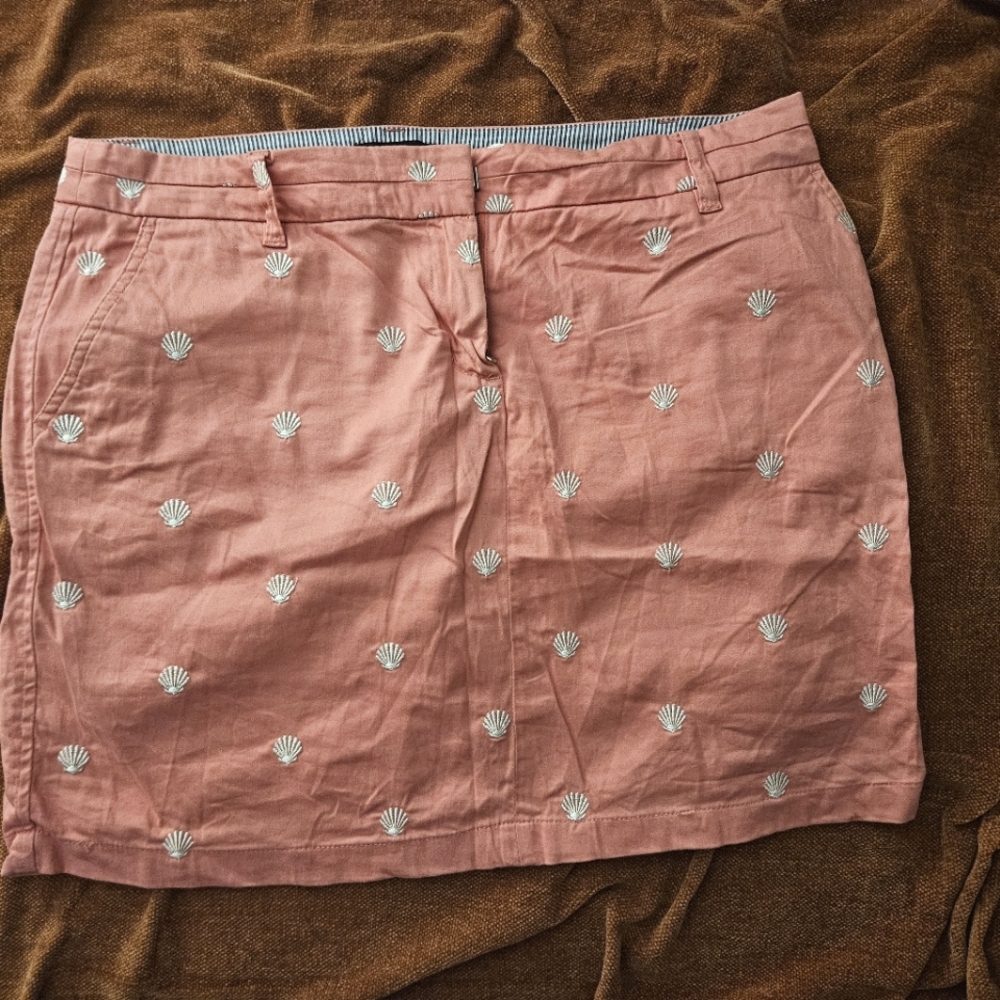 British Khaki mini skirt